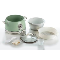 Ariete Vintage Rice Cooker - 35L Slow Cooker 700W Green | Perfect for Delicious Meals!